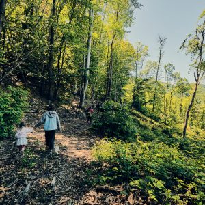 Giovanissime partecipanti a una visita guidata organizzata da Walden srl nell’ambito del progetto.